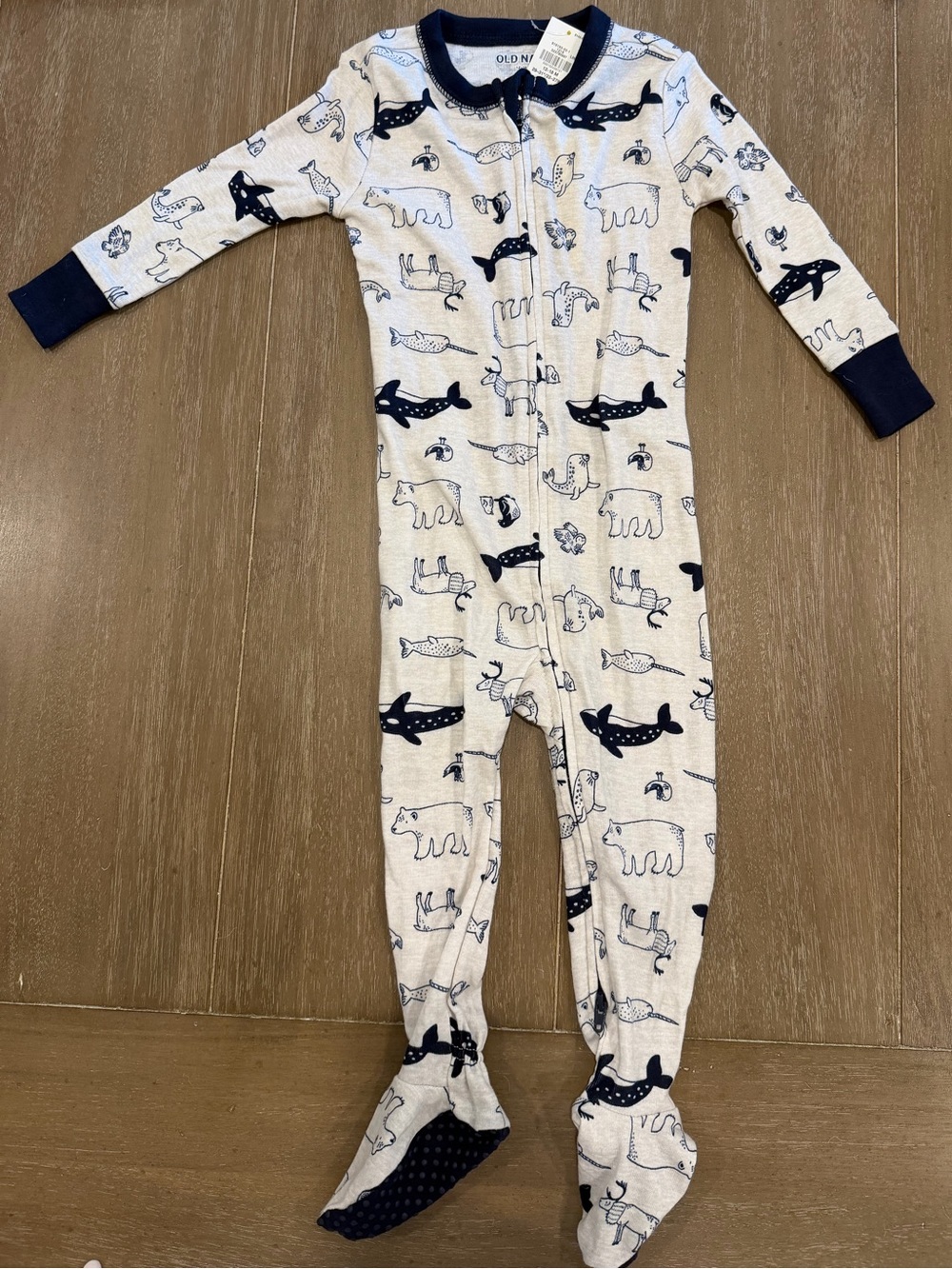 Old Navy Bundle 12-18 Month Snug Fit Sleep & Play Footed Pajamas